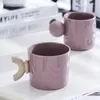 Mugs 340ML Ceramic Mug Art Sense Cute Creative Gift Couple Tea Cup Office Coffee Milk Water With Handle