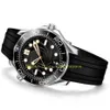 Ny Model Mens Automatic Watch Men's 007 Black Ratten