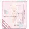 1/12 Iomomodoll 12cm de hauteur mignon bébé poupée bricolage habiller jouets pour les filles 240308