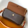 Womens Designer Sac Recoleta Wallet On Chain Ivy Handbag Axel Purses Chain Bags Zero Purse Envelope Bag M81911