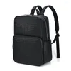 Sac à dos Joyir véritable cuir de vachette hommes pour hommes sacs à dos à la mode sacs à dos de style tissé pour ordinateur portable 15.6 'sac de voyage d'affaires