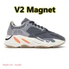 Scarpe da ginnastica Solid Grey 700 Scarpe da corsa Donna Uomo Hi-Res Rosso Blu Utility Nero Vanta Mauve Inertia Azael Alvah Kyanite 700s V2 Tennis Big Size Jogging Walking Sneakers