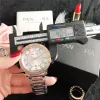 2024 New womens Designer Watches Automatic Luxury brand design 14k gold zircon calendar dial party watch