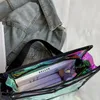 Axelväskor Kvinnor reflekterande väska harajuku student damer crossbody sommar messenger för helg dagligen