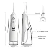 Oral Irrigator USB laddningsbar 310 ml stort tankvattenfloss bärbar tandvattensprut för tänder rengöring 240307