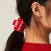 Artigli per capelli in acrilico con timbro Clip per artiglio per lettere da donna Accessori per capelli alla moda per feste regalo