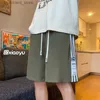 Męskie szorty hip-hop szorty Summer luźne szorty mężczyźni Pięcioczęściowe bluza Harajuku Streetwear Man Fashion krótkie spodnie 5xl L240320