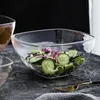 Bowls Mini Chips Salad Bowl Serving Big Acrylic Cereal Large Vegetable Capacity Mixing