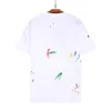 Luxuriöses Designer-T-Shirt aus 100 % Baumwolle, atmungsaktiv, lockere Passform für sommerliche, lässige Mode-Vielseitigkeit. Kurzarm-Shirt mit einfarbigem Druck, Street-Hip-Hop im Unisex-Stil