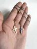 Anhänger Halsketten 10 stücke 12 20mm Kleine Kreuz Halskette Für Frauen Spiegel Poliert Schmuck Zubehör