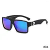 Lunettes de soleil tendance de mode Menes de soleil Femmes extérieures Grands carrés Sports surdimensionnés Goggle Surfing Beach Sun Sunshes Colorful UV400