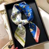 24style luxe printemps été foulards en soie créateur de mode femmes fête d'anniversaire cadeau foulards haut sens tissu bandeau imprimé lettre écharpe 70X70 cm