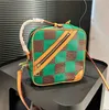 24ss модная мужская и женская дизайнерская шахматная сумка для шахматной сумки Classic Damier шахма