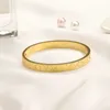 Europe America Fashion Style Bracelets Women Bangle Luxury Designer Jewelry 18K Gold Plated Stainless steel Wedding Lovers Gift Bangles5