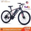 Bicicletas Ride-Ons Bicicleta Ectric para Adultos 350W Motor 36V 10.4Ah Carga Rápida Rovab Bateria Até 20MPH 21 Velocidade 26 Ectric Mountain Bicyc L240319