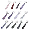 Papillon Lazy JK Skinny Neck Strap Tie Plaid Uniform School Student Cosplay Y1UA