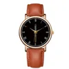 Wristwatches Fashion Women's Quartz Watch No Smoking Sign Brief Leather Waterproof Appearance Comfortable Band Wristwatch