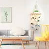 Tapestries Po Display Ornament Macrame Tapestry Boho Shelves Cute Wall With LED Light 20 Wooden Clips Fashionable Hanger