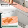 Table Mats Countertop Silicone Mat Waterproof Draining In High Temperature Resistant Long For Bedroom Living Room Kitchen