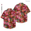 Casual overhemden voor heren China Manchurian Flower Shirt Felgekleurde pioenroos.Afdrukken Lange mouw Harajuku Sweatshirt Oversize Tops Kleding voor