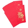 Envoltório de presente 25 pcs envelope vermelho selo horizontal envelopes chineses dinheiro sorte papel jóias bolsa de armazenamento noiva