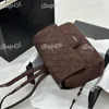 Kadın Tasarımcı CF Sırt Çantası 25cm Süet Elmas Kafes Lüks Dış Mekan Dış Seyahat Omuz Çantası Crossbody Coun Case Gümüş Donanım Akşam Debriyaj Pochette