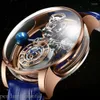 Orologi da polso 2023 Design della serie Corpo celeste "sky" Orologio da uomo 360 gradi Shell trasparente PINDU Orologi al quarzo da uomo Reloj