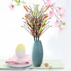 Dekorativa blommor Morot Easter Egg Cutlings Decoration Floral Arrangement Centerpiece Wreath Accessories Festival Party Diy Decor