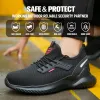 Boots unisex hoogwaardige mannen veiligheidsschoenen voor werk met stalen teen dop punctie proof sport work sneakers bouwwerkschoenen