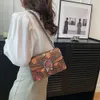 Transgraniczna hurtownia marki torebki damskie nowa moda drukowana trzy kolor łańcucha jedno ramię w mała kwadratowa wielofunkcja