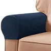 Chair Covers 2Pcs Arm Practical Solid Color Sofa Protector Removable Helpful Slipcover For Office