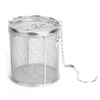 Storage Bottles 304 Stainless Steel Tea Ball Strainer Soup Seasonings Seperation Basket Spice Filter