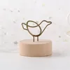 Frames 1-4PCS Note Holder Creative Simple Home Decoration Ornaments Paper Clamp Po Durable Vintage Card Holders Picture Stand