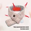 Bandanas USB Charging Thermal Scarf Cold-Proof Electric Heating 3 Levels Heated For Climbing Hiking Cycling
