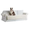 Coprisedie Mainstays Fodera per divano in tessuto Sherpa impermeabile 3 pezzi Bianco crema