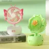 Electric Fans Portable Mini Fan USB Laddning Handhållen Electric Quiet Pocket Cooling Handheld Office Outdoor Travely240320