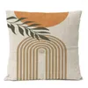 Pillow Geometric Bohemia Boho Linen Cover Tropical Plant Home Decorative Throw Art Decoration Sofa Pillowcase