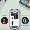 Controle xiaomi mouse sem fio acessórios para laptop bluetooth e 2.4g modo duplo uso ultrafino computador mouse gamer rápido retorno com um clique