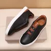 Leather Men's Genuine Italian New White Casual Non-slip Outdoor Comfortable Men Sneaker Sport Tennis Designer Shoes A3 8660