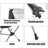 Furnishings Portable Collapsible Moon Chair Fishing Camping Bbq Stool Folding Extended Hiking Seat Garden Ultralight Office Home Furniture