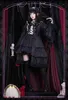 Cosplay Anime Costume Akemi Hora Role Role Anime Pu Magi Magi Magica RPA-RPA Kobieta słodka czarna sukienka Lolita Halloween RPAMING MUNOFOLC24320