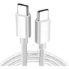 OEM-качество, 1 м, 3 фута, USB PD, 60 Вт, тип C-C, шнуры для сверхбыстрой зарядки, шнур для быстрого зарядного устройства, кабель для iPhone для iPhone 15, 14, 13, 12, 11 X Pro Max LL