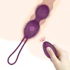 10 Speed Kegel Ball Afstandsbediening Vaginale Strakke Oefening Vibrerende Ei Stimulator Massage ben Wa Geisha Ballen Seksspeeltje voor Vrouwen 240311