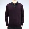 Mode Hommes Plus Polaire Plaid Polos Automne Hiver Streetwear Business Lape À Manches Longues Pull Casual Lâche Chaud Tops 240312