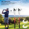 Aids VR Golf Club Adapter for Oculus Quest 2 Rift S Controller Grips Stick Handle Golf Club Attachment for Oculus Quest 2 VR