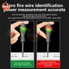 Misuratori di corrente Penna per tester di tensione 12-220 V Rilevatore di potenza a induzione CA/CC Cacciavite Matita per test Indicatore rosso/verde Strumenti tester per elettricisti 240320