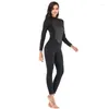 Dames Zwemkleding Dames 3mm neopreen wetsuit Volledig zwempak Slijtvast Stretch Nat pak Surfen Eendelig Duiken Voor Winter Buitensporten