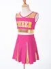 Kids Girls Cosplay Cheerleading Costume Cheerlead Uniforms CHEER Printed Clothes Set for Dancing Competition Children Dancewear 240305