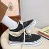 Casual Shoes Women Plush Warm Keeping Canvas Winter Retro Corduroy Thicked Thick Soled Cotton Board 24-102