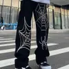 Мужские джинсы Y2k Hip Hop Streets Harajuku Джинсы JNCO с вышивкой Высококачественные мешковатые джинсы с высокой талией Женские свободные широкие джинсы Зимние брюки01 273 781 151